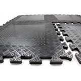 Puzzelmat rubber - Fitnessvloer - rubber mat - rubber tegel