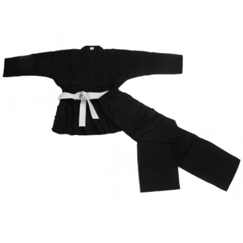 Karatepak Standaard zwart. Polyester Katoen Medium